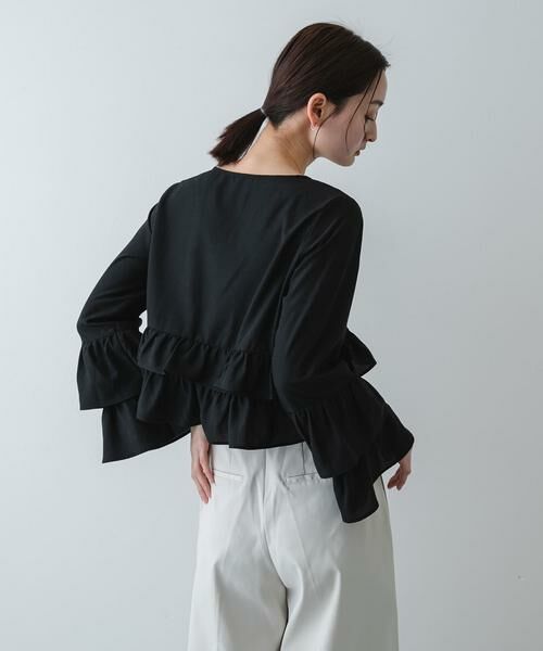 SENSE OF PLACE by URBAN RESEARCH / センスオブプレイス バイ アーバンリサーチ シャツ・ブラウス | ダブルフリルブラウス | 詳細12