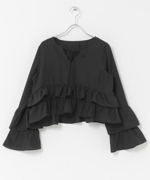 SENSE OF PLACE by URBAN RESEARCH / センスオブプレイス バイ アーバンリサーチ シャツ・ブラウス | ダブルフリルブラウス | 詳細15