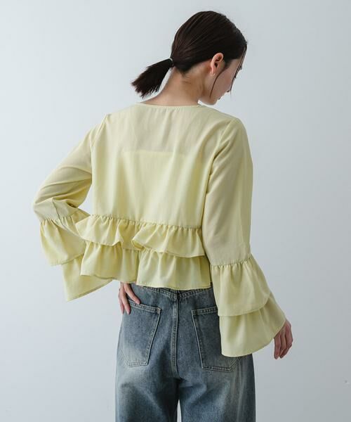 SENSE OF PLACE by URBAN RESEARCH / センスオブプレイス バイ アーバンリサーチ シャツ・ブラウス | ダブルフリルブラウス | 詳細19