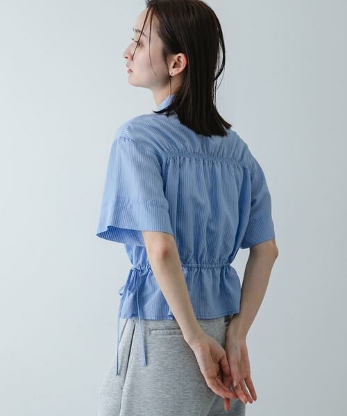 SENSE OF PLACE by URBAN RESEARCH / センスオブプレイス バイ アーバンリサーチ シャツ・ブラウス | クロップドペプラムシャーリングシャツ | 詳細3