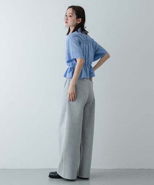 SENSE OF PLACE by URBAN RESEARCH / センスオブプレイス バイ アーバンリサーチ シャツ・ブラウス | クロップドペプラムシャーリングシャツ | 詳細5