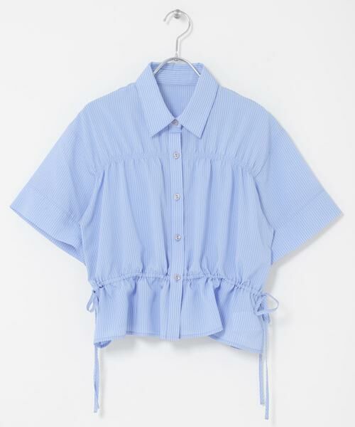 SENSE OF PLACE by URBAN RESEARCH / センスオブプレイス バイ アーバンリサーチ シャツ・ブラウス | クロップドペプラムシャーリングシャツ | 詳細6