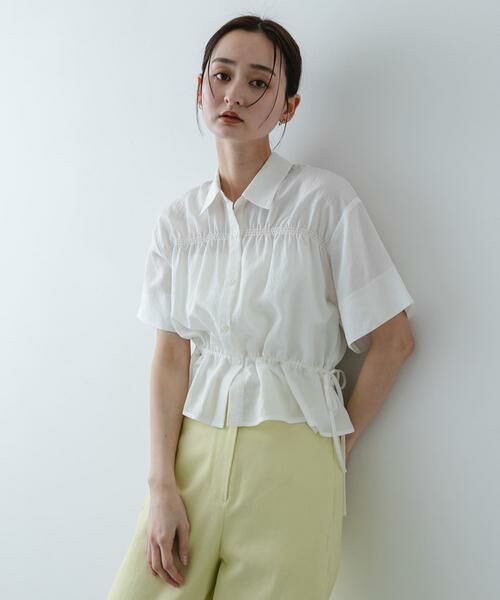 SENSE OF PLACE by URBAN RESEARCH / センスオブプレイス バイ アーバンリサーチ シャツ・ブラウス | クロップドペプラムシャーリングシャツ | 詳細10