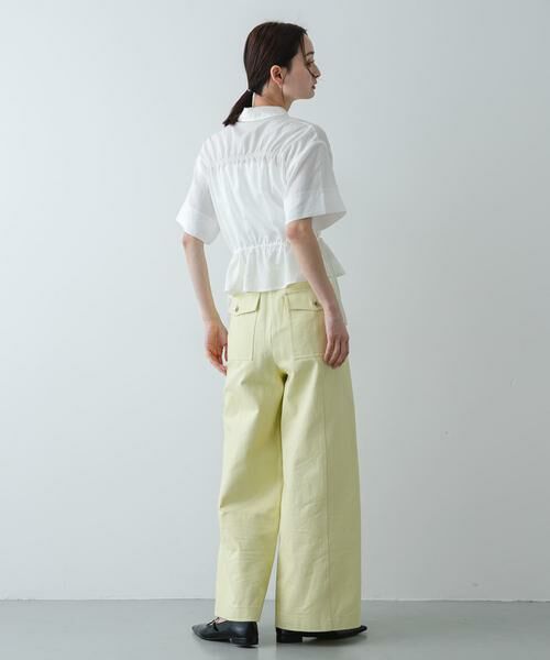 SENSE OF PLACE by URBAN RESEARCH / センスオブプレイス バイ アーバンリサーチ シャツ・ブラウス | クロップドペプラムシャーリングシャツ | 詳細14