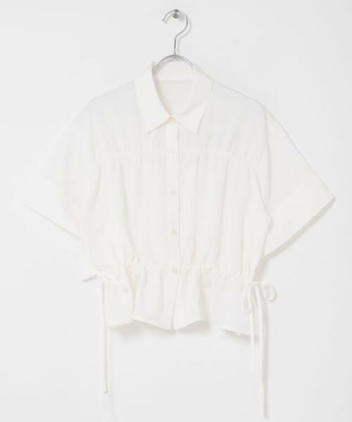 SENSE OF PLACE by URBAN RESEARCH / センスオブプレイス バイ アーバンリサーチ シャツ・ブラウス | クロップドペプラムシャーリングシャツ | 詳細15