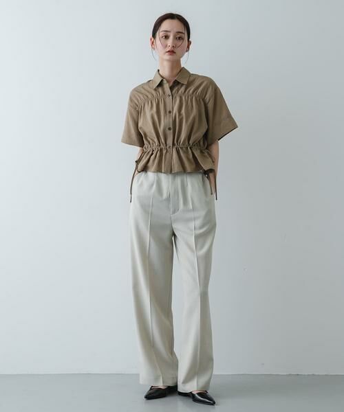 SENSE OF PLACE by URBAN RESEARCH / センスオブプレイス バイ アーバンリサーチ シャツ・ブラウス | クロップドペプラムシャーリングシャツ | 詳細20