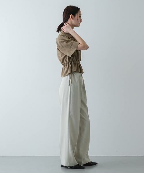 SENSE OF PLACE by URBAN RESEARCH / センスオブプレイス バイ アーバンリサーチ シャツ・ブラウス | クロップドペプラムシャーリングシャツ | 詳細21