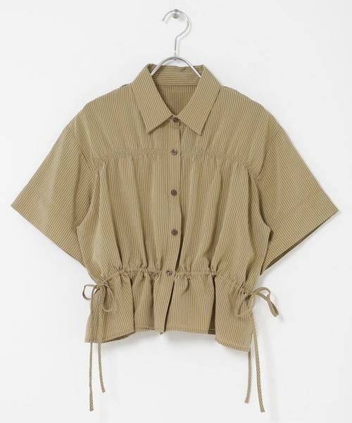 SENSE OF PLACE by URBAN RESEARCH / センスオブプレイス バイ アーバンリサーチ シャツ・ブラウス | クロップドペプラムシャーリングシャツ | 詳細23
