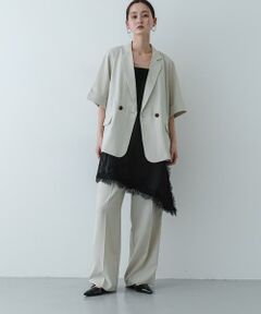 SENSE OF PLACE by URBAN RESEARCH / センスオブプレイス バイ アーバンリサーチ キャミソール・チューブトップ | サテンレースアシメキャミソール