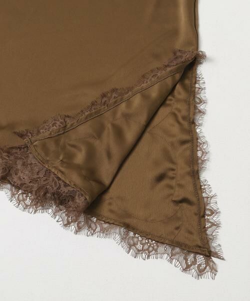 SENSE OF PLACE by URBAN RESEARCH / センスオブプレイス バイ アーバンリサーチ キャミソール・チューブトップ | サテンレースアシメキャミソール | 詳細6