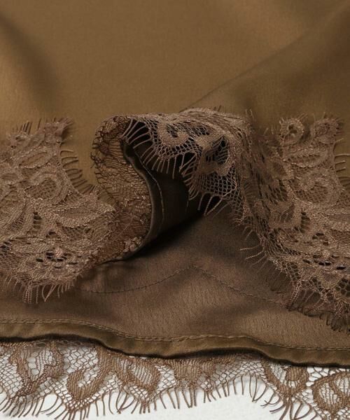 SENSE OF PLACE by URBAN RESEARCH / センスオブプレイス バイ アーバンリサーチ キャミソール・チューブトップ | サテンレースアシメキャミソール | 詳細8