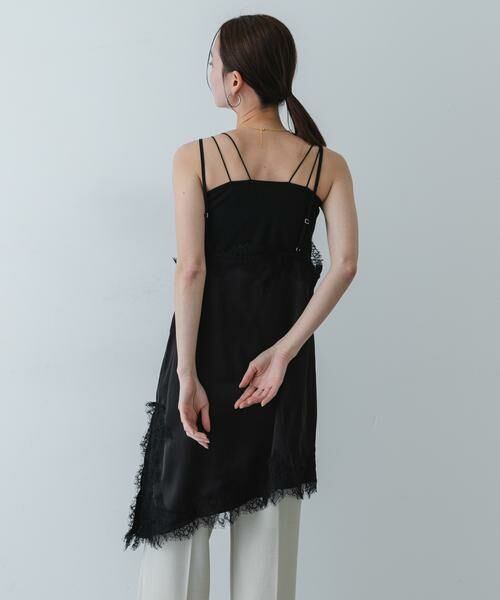 SENSE OF PLACE by URBAN RESEARCH / センスオブプレイス バイ アーバンリサーチ キャミソール・チューブトップ | サテンレースアシメキャミソール | 詳細21