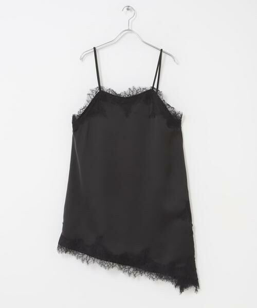 SENSE OF PLACE by URBAN RESEARCH / センスオブプレイス バイ アーバンリサーチ キャミソール・チューブトップ | サテンレースアシメキャミソール | 詳細25