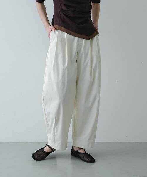 SENSE OF PLACE by URBAN RESEARCH / センスオブプレイス バイ アーバンリサーチ その他パンツ | コクーンパンツ(アイボリー)