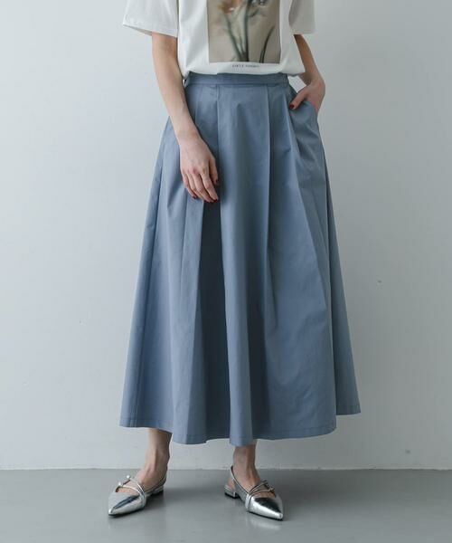 SENSE OF PLACE by URBAN RESEARCH / センスオブプレイス バイ アーバンリサーチ スカート | タックボリュームスカート | 詳細1