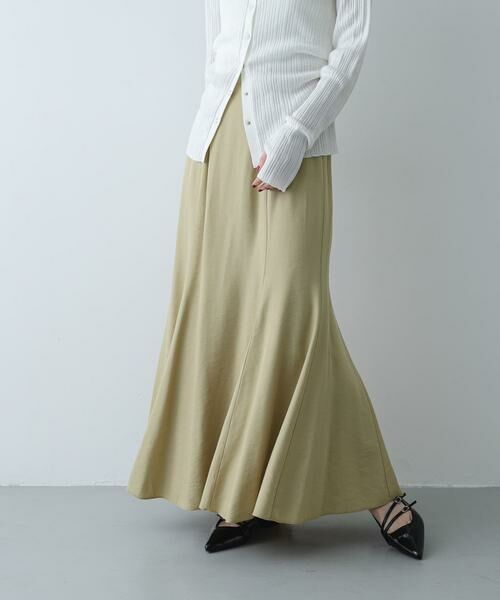 SENSE OF PLACE by URBAN RESEARCH / センスオブプレイス バイ アーバンリサーチ スカート | マーメイドマキシスカート（ベージュ）