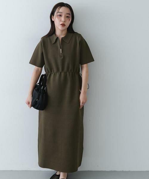 SENSE OF PLACE by URBAN RESEARCH / センスオブプレイス バイ アーバンリサーチ ワンピース | 『洗濯可』フォルムニットワンピース（ブラウン）