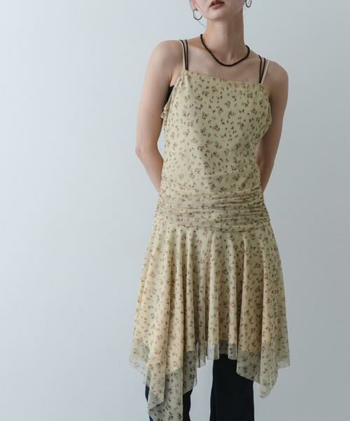 SENSE OF PLACE by URBAN RESEARCH / センスオブプレイス バイ アーバンリサーチ ワンピース | コバナチュールミニキャミワンピース（ベージュ系その他）