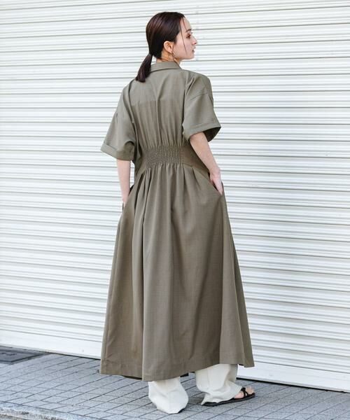 SENSE OF PLACE by URBAN RESEARCH / センスオブプレイス バイ アーバンリサーチ ワンピース | 『UR TECH DRYLUXE』リネンライクワンピース | 詳細6