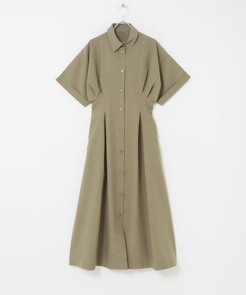 SENSE OF PLACE by URBAN RESEARCH / センスオブプレイス バイ アーバンリサーチ ワンピース | 『UR TECH DRYLUXE』リネンライクワンピース | 詳細8
