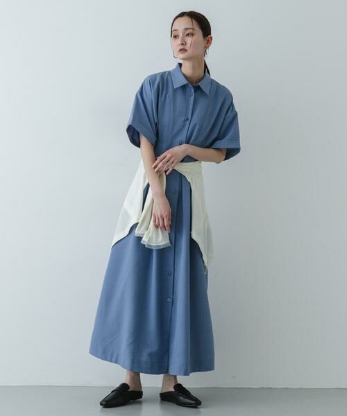 SENSE OF PLACE by URBAN RESEARCH / センスオブプレイス バイ アーバンリサーチ ワンピース | 『UR TECH DRYLUXE』リネンライクワンピース | 詳細20