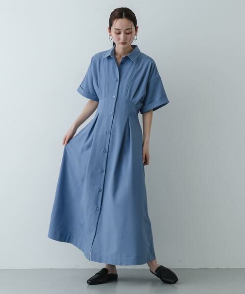 SENSE OF PLACE by URBAN RESEARCH / センスオブプレイス バイ アーバンリサーチ ワンピース | 『UR TECH DRYLUXE』リネンライクワンピース | 詳細17