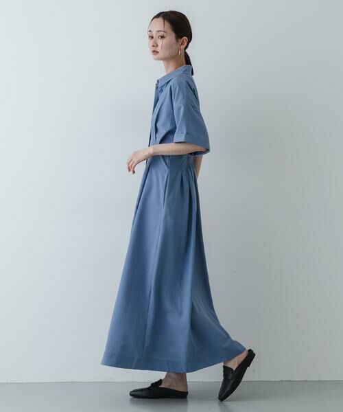 SENSE OF PLACE by URBAN RESEARCH / センスオブプレイス バイ アーバンリサーチ ワンピース | 『UR TECH DRYLUXE』リネンライクワンピース | 詳細18