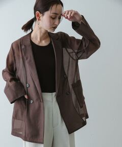 SENSE OF PLACE by URBAN RESEARCH / センスオブプレイス バイ アーバンリサーチ その他アウター | シアーテーラードジャケット