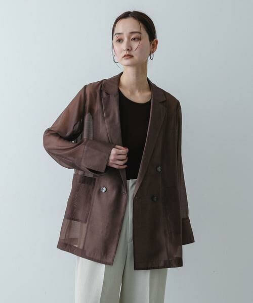 SENSE OF PLACE by URBAN RESEARCH / センスオブプレイス バイ アーバンリサーチ その他アウター | シアーテーラードジャケット | 詳細2