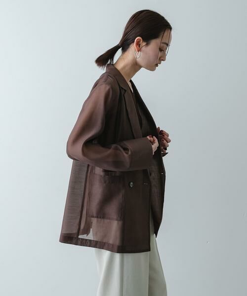 SENSE OF PLACE by URBAN RESEARCH / センスオブプレイス バイ アーバンリサーチ その他アウター | シアーテーラードジャケット | 詳細3