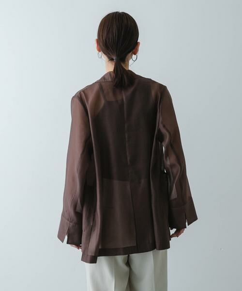 SENSE OF PLACE by URBAN RESEARCH / センスオブプレイス バイ アーバンリサーチ その他アウター | シアーテーラードジャケット | 詳細4