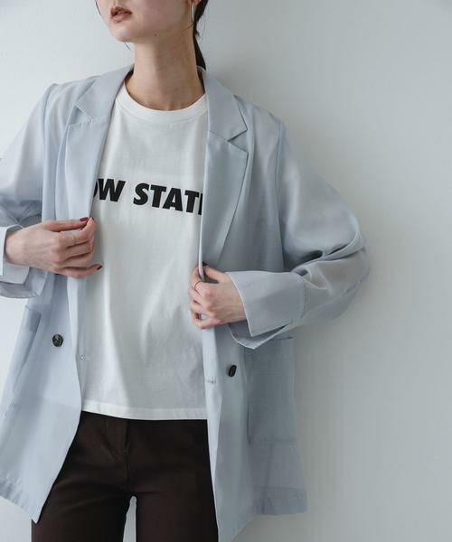 SENSE OF PLACE by URBAN RESEARCH / センスオブプレイス バイ アーバンリサーチ その他アウター | シアーテーラードジャケット | 詳細9