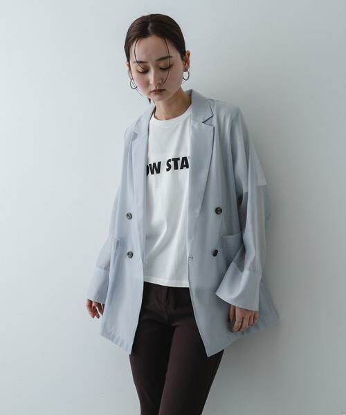 SENSE OF PLACE by URBAN RESEARCH / センスオブプレイス バイ アーバンリサーチ その他アウター | シアーテーラードジャケット | 詳細10