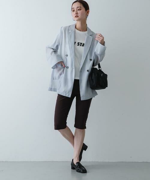 SENSE OF PLACE by URBAN RESEARCH / センスオブプレイス バイ アーバンリサーチ その他アウター | シアーテーラードジャケット（ライトブルー）