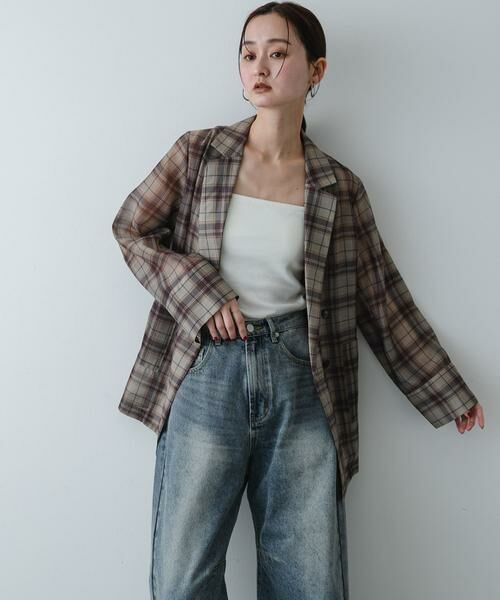 SENSE OF PLACE by URBAN RESEARCH / センスオブプレイス バイ アーバンリサーチ その他アウター | シアーテーラードジャケット | 詳細18