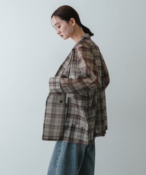 SENSE OF PLACE by URBAN RESEARCH / センスオブプレイス バイ アーバンリサーチ その他アウター | シアーテーラードジャケット | 詳細20