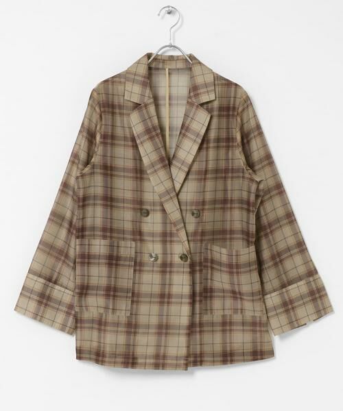 SENSE OF PLACE by URBAN RESEARCH / センスオブプレイス バイ アーバンリサーチ その他アウター | シアーテーラードジャケット | 詳細25