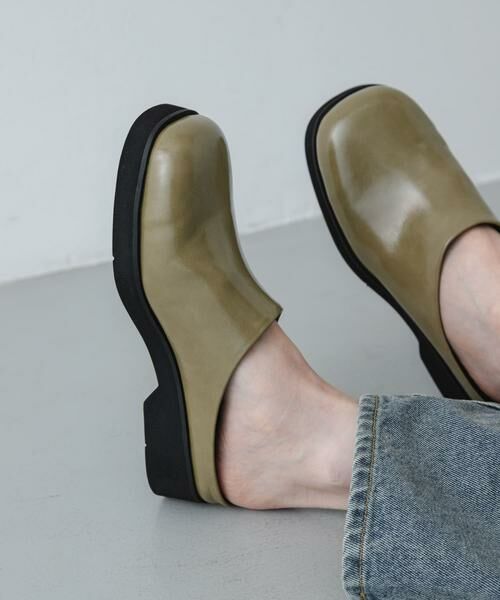 SENSE OF PLACE by URBAN RESEARCH / センスオブプレイス バイ アーバンリサーチ シューズ | スクエアボリュームサボ（カーキ）