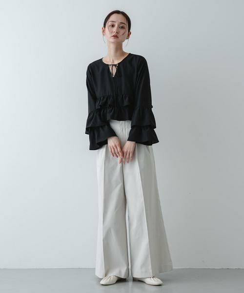 SENSE OF PLACE by URBAN RESEARCH / センスオブプレイス バイ アーバンリサーチ パンプス | ギャザーフラットパンプス | 詳細2