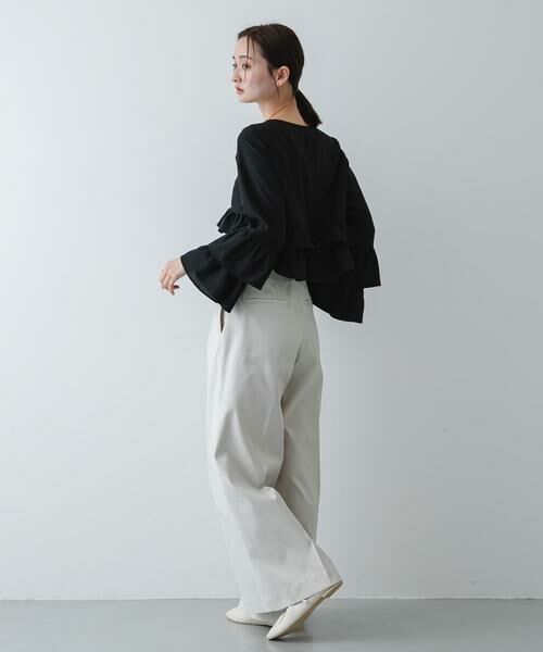 SENSE OF PLACE by URBAN RESEARCH / センスオブプレイス バイ アーバンリサーチ パンプス | ギャザーフラットパンプス | 詳細3