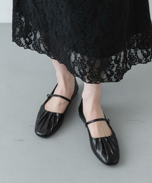 SENSE OF PLACE by URBAN RESEARCH / センスオブプレイス バイ アーバンリサーチ パンプス | ギャザーフラットパンプス | 詳細7