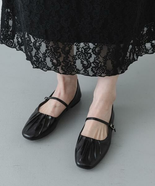 SENSE OF PLACE by URBAN RESEARCH / センスオブプレイス バイ アーバンリサーチ パンプス | ギャザーフラットパンプス | 詳細8