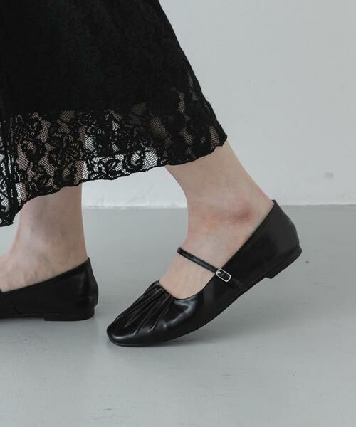 SENSE OF PLACE by URBAN RESEARCH / センスオブプレイス バイ アーバンリサーチ パンプス | ギャザーフラットパンプス | 詳細9