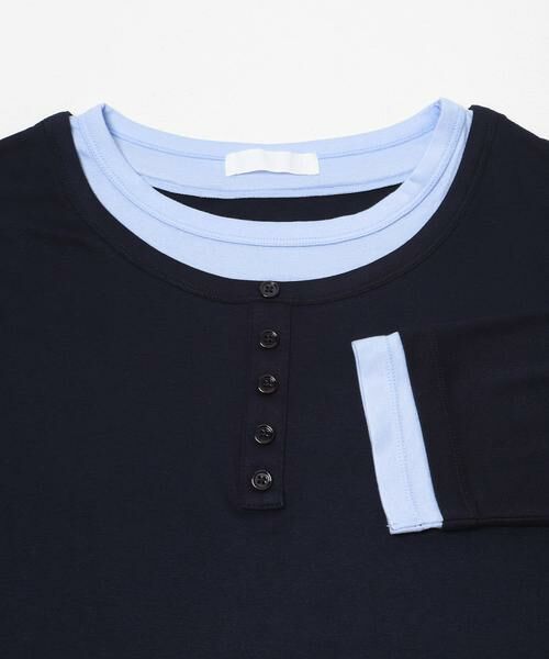 SENSE OF PLACE by URBAN RESEARCH / センスオブプレイス バイ アーバンリサーチ Tシャツ | フェイクレイヤードロングTシャツ | 詳細11