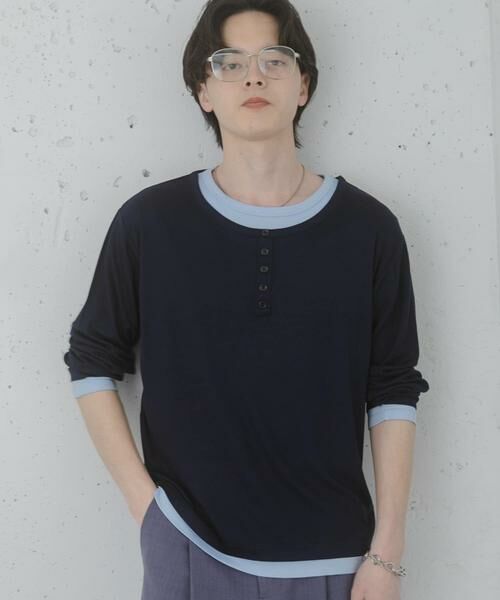 SENSE OF PLACE by URBAN RESEARCH / センスオブプレイス バイ アーバンリサーチ Tシャツ | フェイクレイヤードロングTシャツ | 詳細3