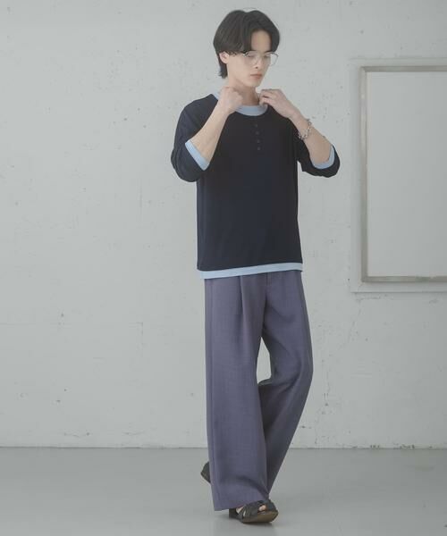 SENSE OF PLACE by URBAN RESEARCH / センスオブプレイス バイ アーバンリサーチ Tシャツ | フェイクレイヤードロングTシャツ | 詳細9