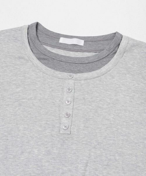 SENSE OF PLACE by URBAN RESEARCH / センスオブプレイス バイ アーバンリサーチ Tシャツ | フェイクレイヤードロングTシャツ | 詳細21
