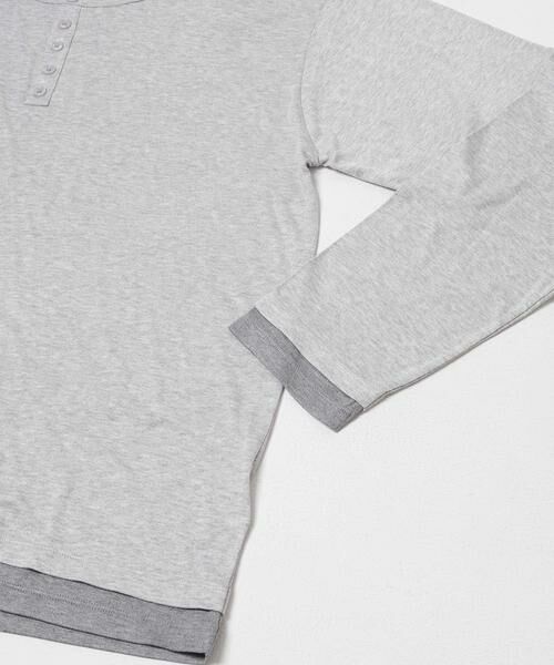 SENSE OF PLACE by URBAN RESEARCH / センスオブプレイス バイ アーバンリサーチ Tシャツ | フェイクレイヤードロングTシャツ | 詳細22