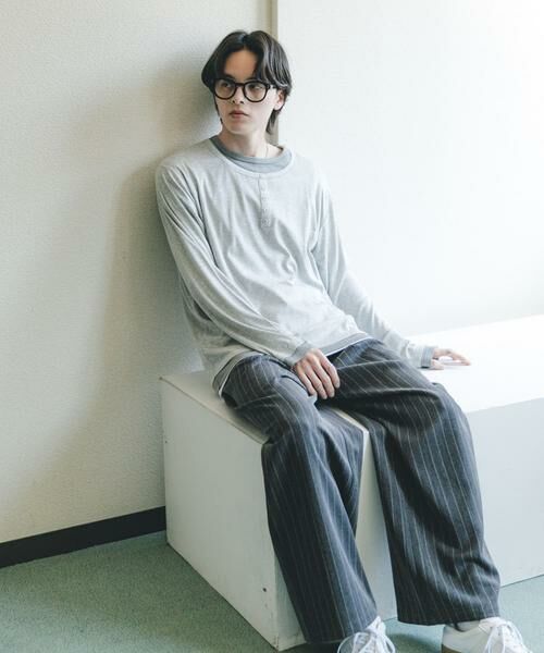 SENSE OF PLACE by URBAN RESEARCH / センスオブプレイス バイ アーバンリサーチ Tシャツ | フェイクレイヤードロングTシャツ | 詳細13