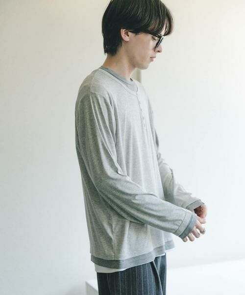 SENSE OF PLACE by URBAN RESEARCH / センスオブプレイス バイ アーバンリサーチ Tシャツ | フェイクレイヤードロングTシャツ | 詳細16